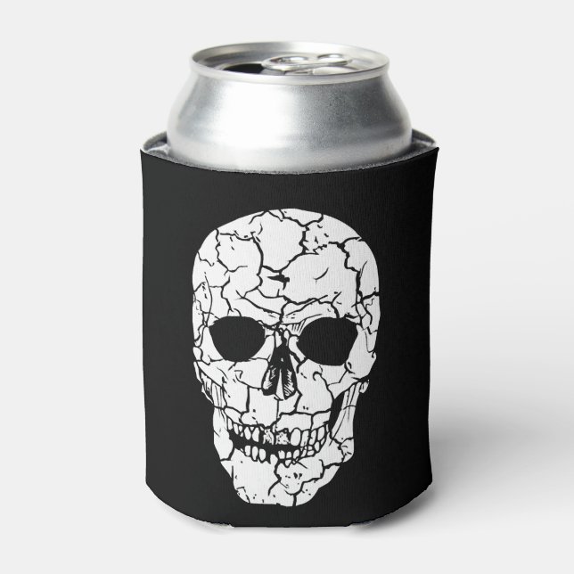 Rafraîchisseur Pour Canette Crâne d'Halloween (Can devant)