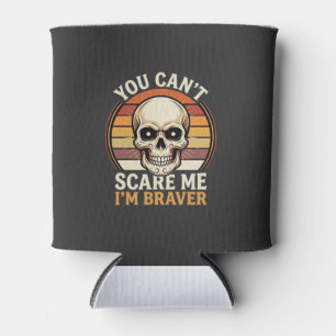 Rafraîchisseur Pour Canette Crâne Halloween plus courageux Design d'Horreur Ré