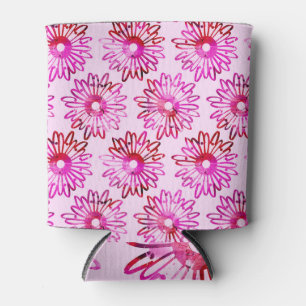 Rafraîchisseur Pour Canette Cravate-Dye Fleurs d'été Motif