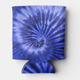 Rafraîchisseur Pour Canette Cravate-Dye spirale - Bleu