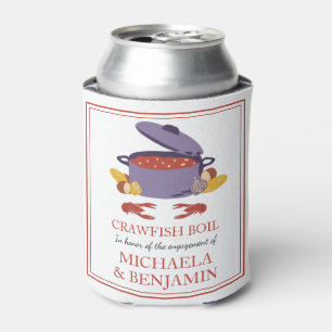 Rafraîchisseur Pour Canette Crawfish Boil Couples Show Engagement Party