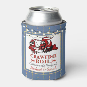 Rafraîchisseur Pour Canette Crawfish Seafood Boil Bleu Nouveau Fiançailles