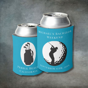 Rafraîchisseur Pour Canette Crayon personnalisé Bachelor Golf Week-end