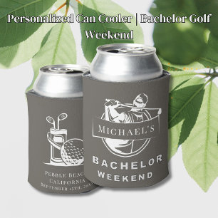 Rafraîchisseur Pour Canette Crayon personnalisé Bachelor Golf Week-end