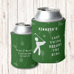Rafraîchisseur Pour Canette Crayon personnalisé | Bachelor Golf Week-end<br><div class="desc">Crayon personnalisé | Bachelor Golf Weekend Personnalisé Can Coolers sont les gardiens parfaits pour vos amis de se souvenir de votre journée spéciale. Bravo à une fête de célibataire amusante et mémorable ! Ajoutez votre libellé personnalisé à cette conception à l'aide des cases "Modifier ce modèle de conception" situées à...</div>