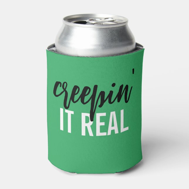Rafraîchisseur Pour Canette Creepin'it Real Funny Halloween Can Cooler (Can devant)