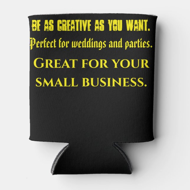 Rafraîchisseur Pour Canette Créez votre propre (Devant)