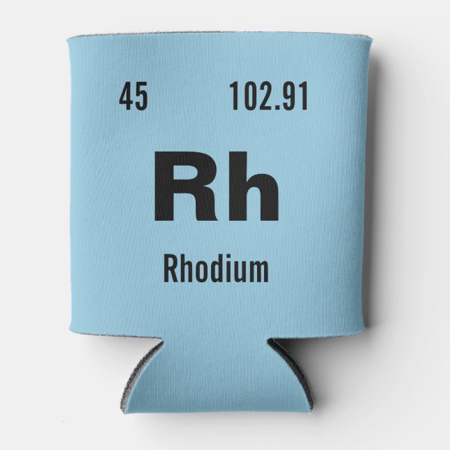 Rafraîchisseur Pour Canette Créez votre propre table périodique des éléments (Devant)