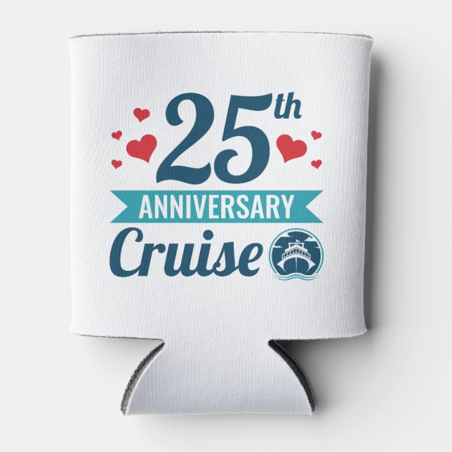 Rafraîchisseur Pour Canette Croisière du 25e anniversaire (Devant)