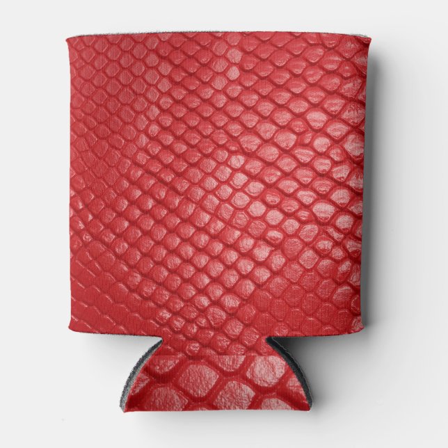 Rafraîchisseur Pour Canette Cuir rouge : vitrine produit (Devant)