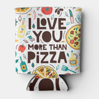 Rafraîchisseur Pour Canette Cuisine italienne, pizza adore la lettrage.