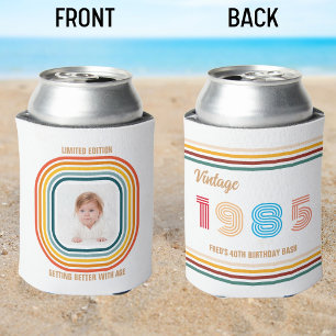 Rafraîchisseur Pour Canette Custom 20th 30th 40th 50th 60th 70 Birthday Squad