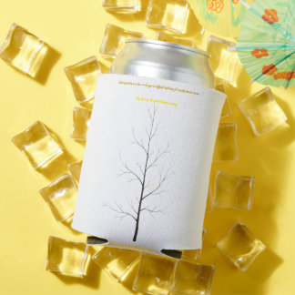 Rafraîchisseur Pour Canette Custom Family Tree: Elegant Minimalist Art