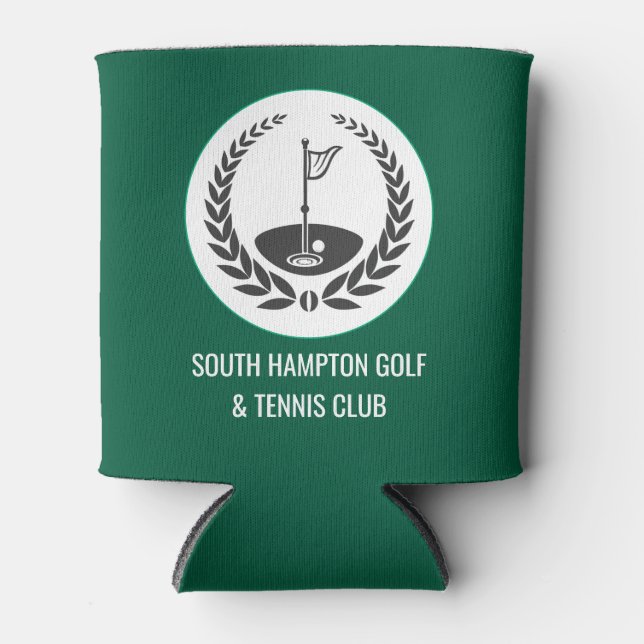 Rafraîchisseur Pour Canette Custom Golf Club Can Cooler avec un drapeau Award  (Devant)