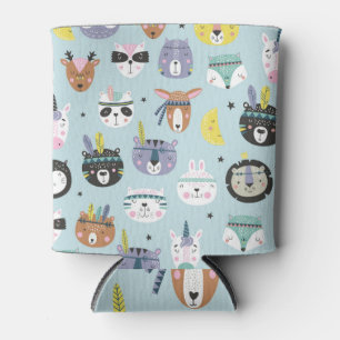 Rafraîchisseur Pour Canette Cute Animal Tribal : Boho Motif