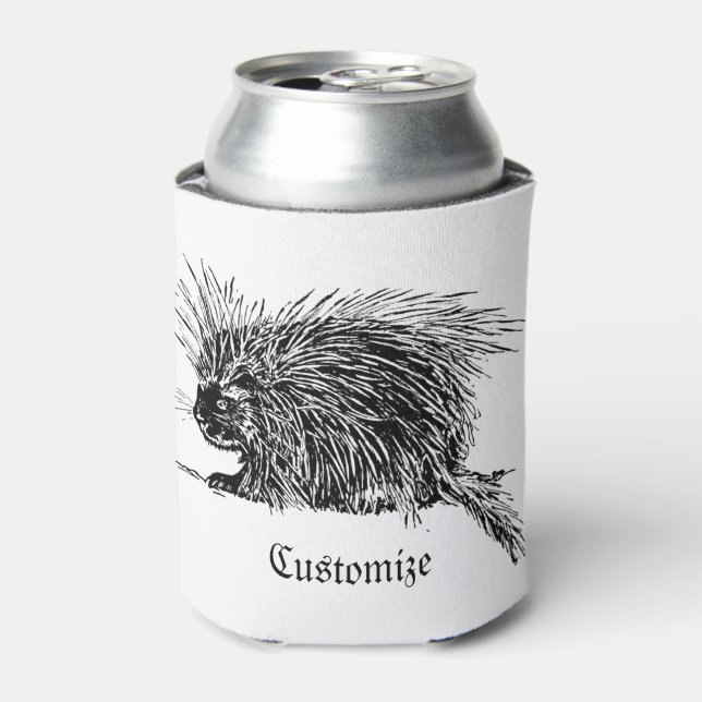 Rafraîchisseur Pour Canette Cute Bristly Hedgehog Thunder_Cove (Can devant)