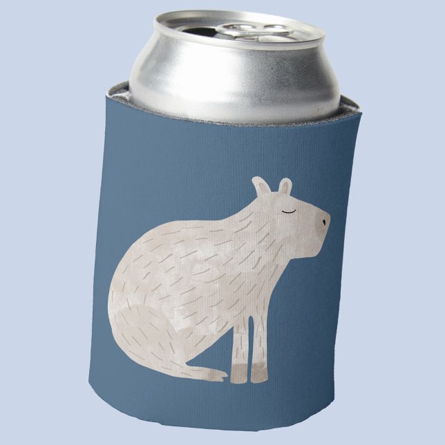 Rafraîchisseur Pour Canette Cute Capybara (Fun capybara can cooler)