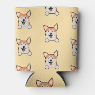 Rafraîchisseur Pour Canette Cute Corgi Motif - Amoureux des chiens Boire Glaci