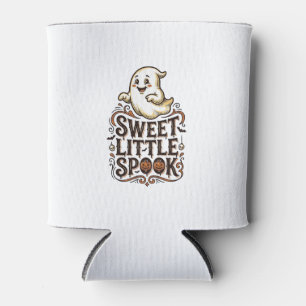 Rafraîchisseur Pour Canette Cute Ghost Halloween Vintage Spooky Shirt_1
