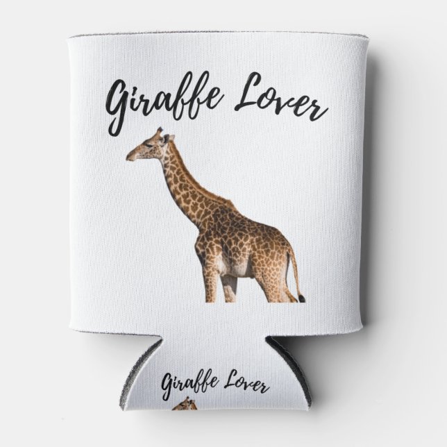 Rafraîchisseur Pour Canette Cute Giraffe Brown (Devant)