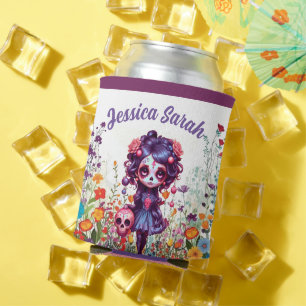 Rafraîchisseur Pour Canette Cute Gothique Jardin Sugar Crâne