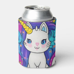 Rafraîchisseur Pour Canette Cute Kawaii Unicorn Chat