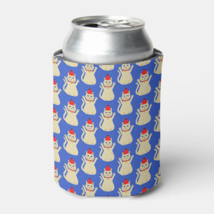 Rafraîchisseur Pour Canette Cute Noël Chat Motif