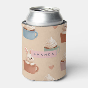 Rafraîchisseur Pour Canette Cute personnalisée Renard d'automne avec Motif de