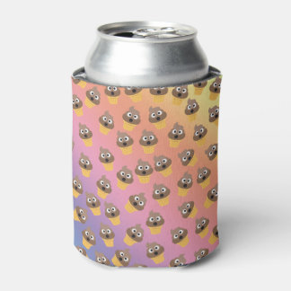 Rafraîchisseur Pour Canette Cute Rainbow Poop Emoji Ice Cream Cone Motif