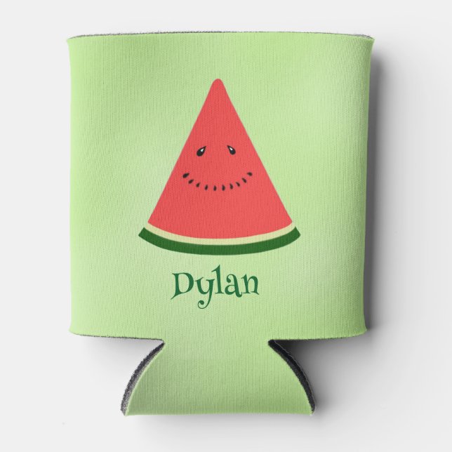 Rafraîchisseur Pour Canette Cute Watermelon Summer Personalized Can Cooler  (Devant)