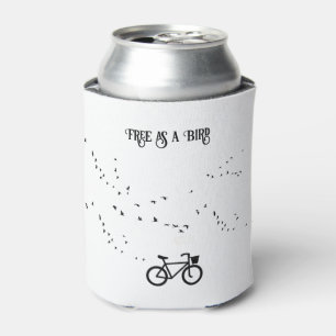 Rafraîchisseur Pour Canette Cycling Life, gratuit comme un oiseau personnalisa