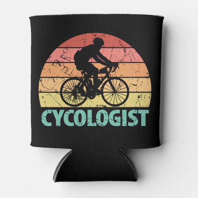 Rafraîchisseur Pour Canette Cycologiste Funny Cycling (Devant)