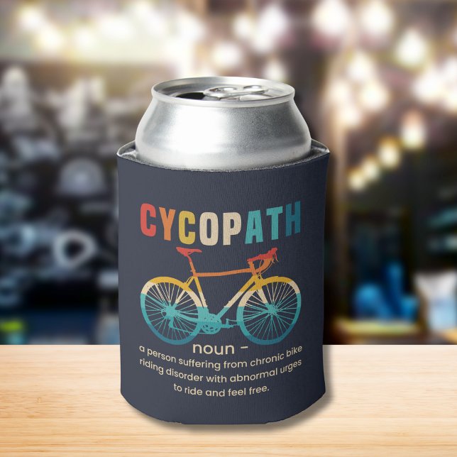 Rafraîchisseur Pour Canette Cycopath, Funny Gift for Cycling (Créateur téléchargé)