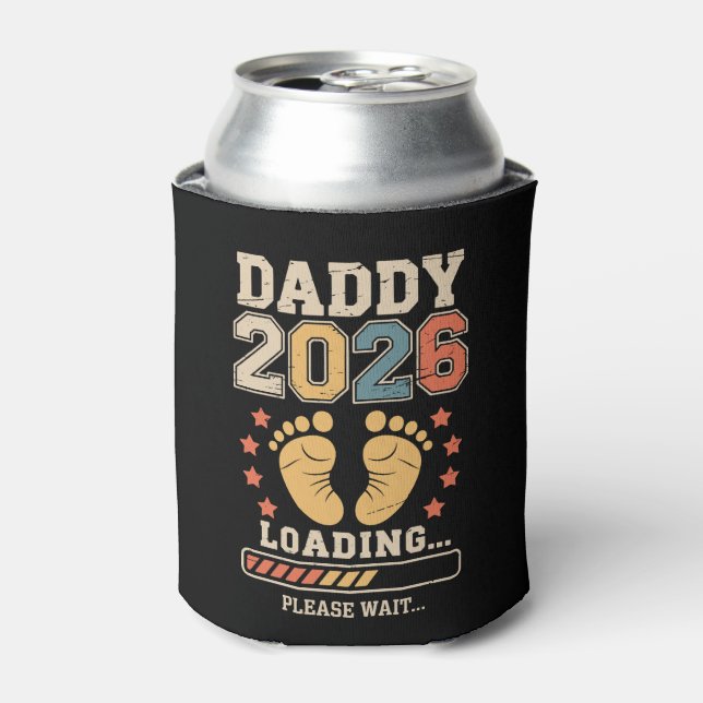 Rafraîchisseur Pour Canette Daddy 2026 Loading Baby Announcement Expecting Dad (Can devant)