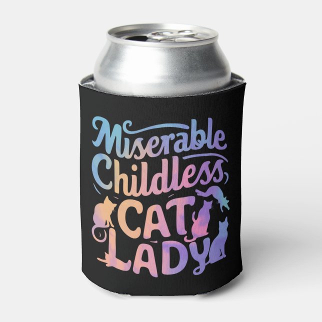 Rafraîchisseur Pour Canette Dame de chat misérable sans enfants (Can devant)