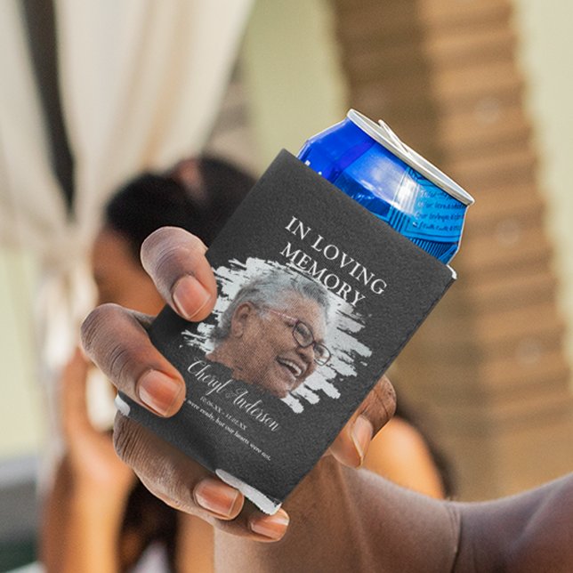 Rafraîchisseur Pour Canette Dans la mémoire aimante | Mémorial photo (Créateur téléchargé)