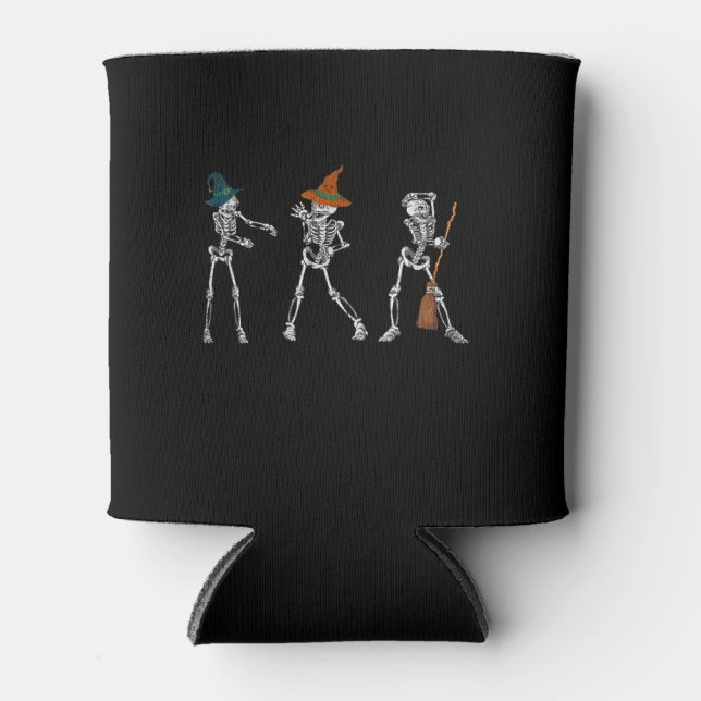 Rafraîchisseur Pour Canette Danse cadeau |Halloween Danse Macabre Sorcière Squ (Devant)