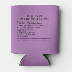 Rafraîchisseur Pour Canette Danse Parent Rappel Banana Lavender