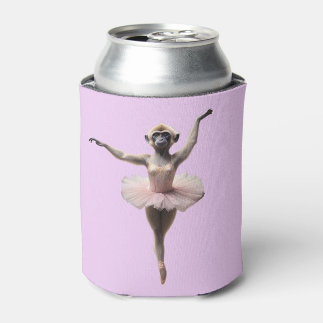 Rafraîchisseur Pour Canette Danseur De Ballet Gibbon Monkey Dans Un Tutu, (Can devant)