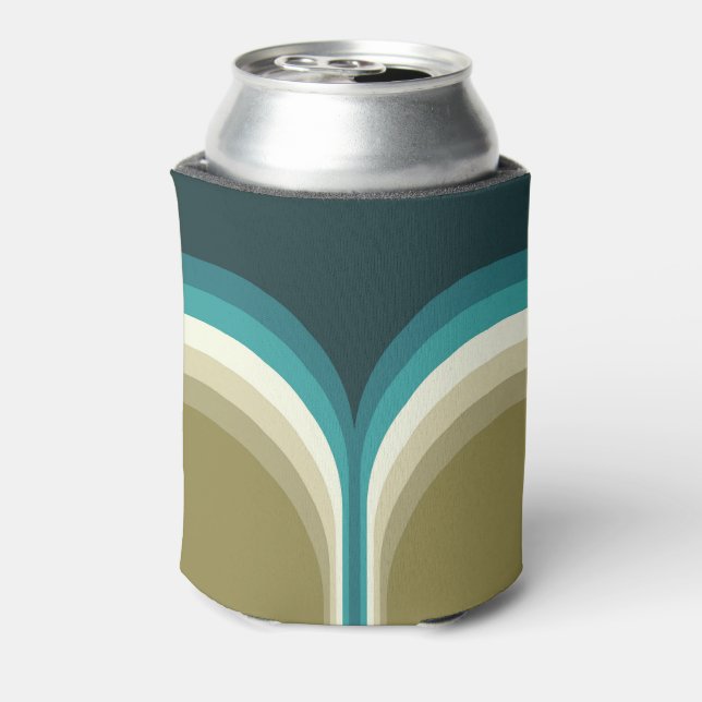 Rafraîchisseur Pour Canette Décor à deux arches de style rétro (Can Dos)