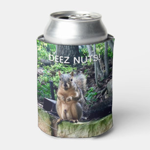 Rafraîchisseur Pour Canette Deez Nuts Funny Squirrel Photo Adulte Humour