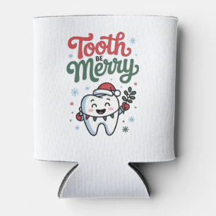 Rafraîchisseur Pour Canette Dent pour être joyeuse Dentiste Noël Xmas