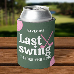 Rafraîchisseur Pour Canette Dernier Swing Avant Le Bachelorette De Golf Ring