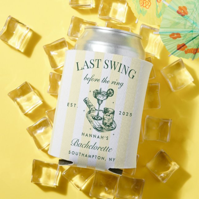 Rafraîchisseur Pour Canette Dernier Swing Avant Le Week-End De Bach De Pickleb (Été in situ)