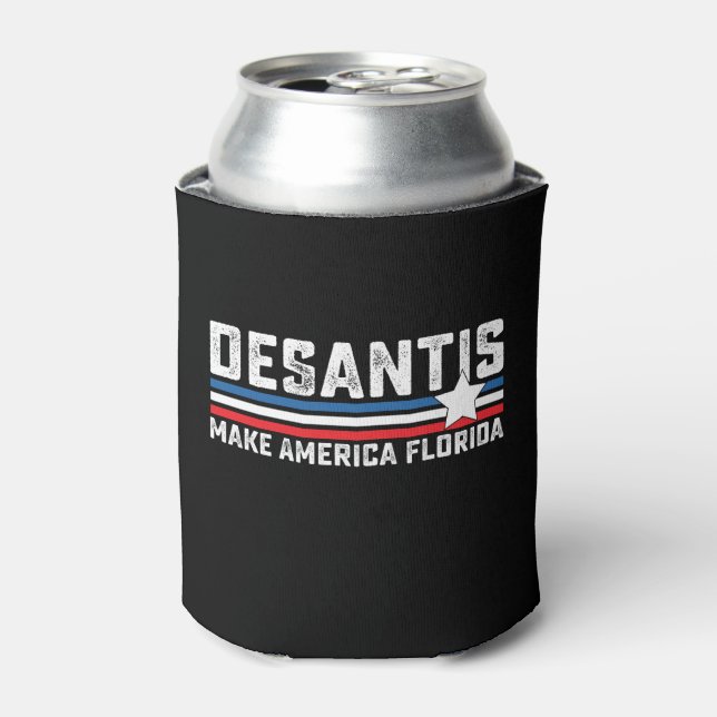 Rafraîchisseur Pour Canette DeSantis 2024 Floride Vintage (Can devant)