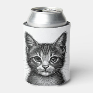 Rafraîchisseur Pour Canette Dessin adorable de Young Cat
