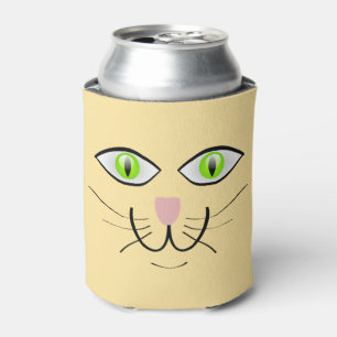 Rafraîchisseur Pour Canette Dessin animé visage drôle de chat-29034