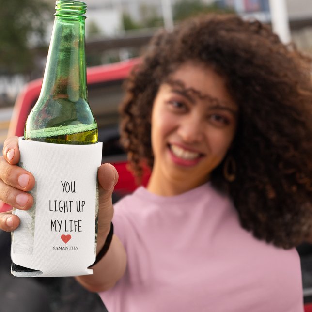 Rafraîchisseur Pour Canette Deux photos | Happy Valentines Day | (Créateur téléchargé)