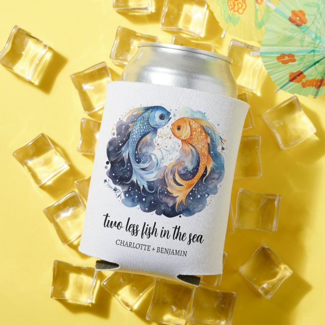 Rafraîchisseur Pour Canette Deux Poissons De Moins Dans Le Mariage De Sea Beac (Été in situ)