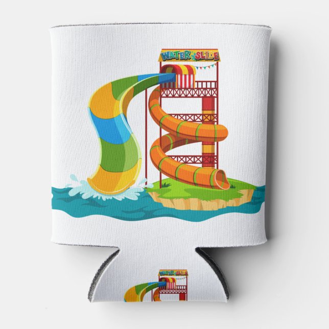 Rafraîchisseur Pour Canette Diapositive du parc aquatique (Devant)